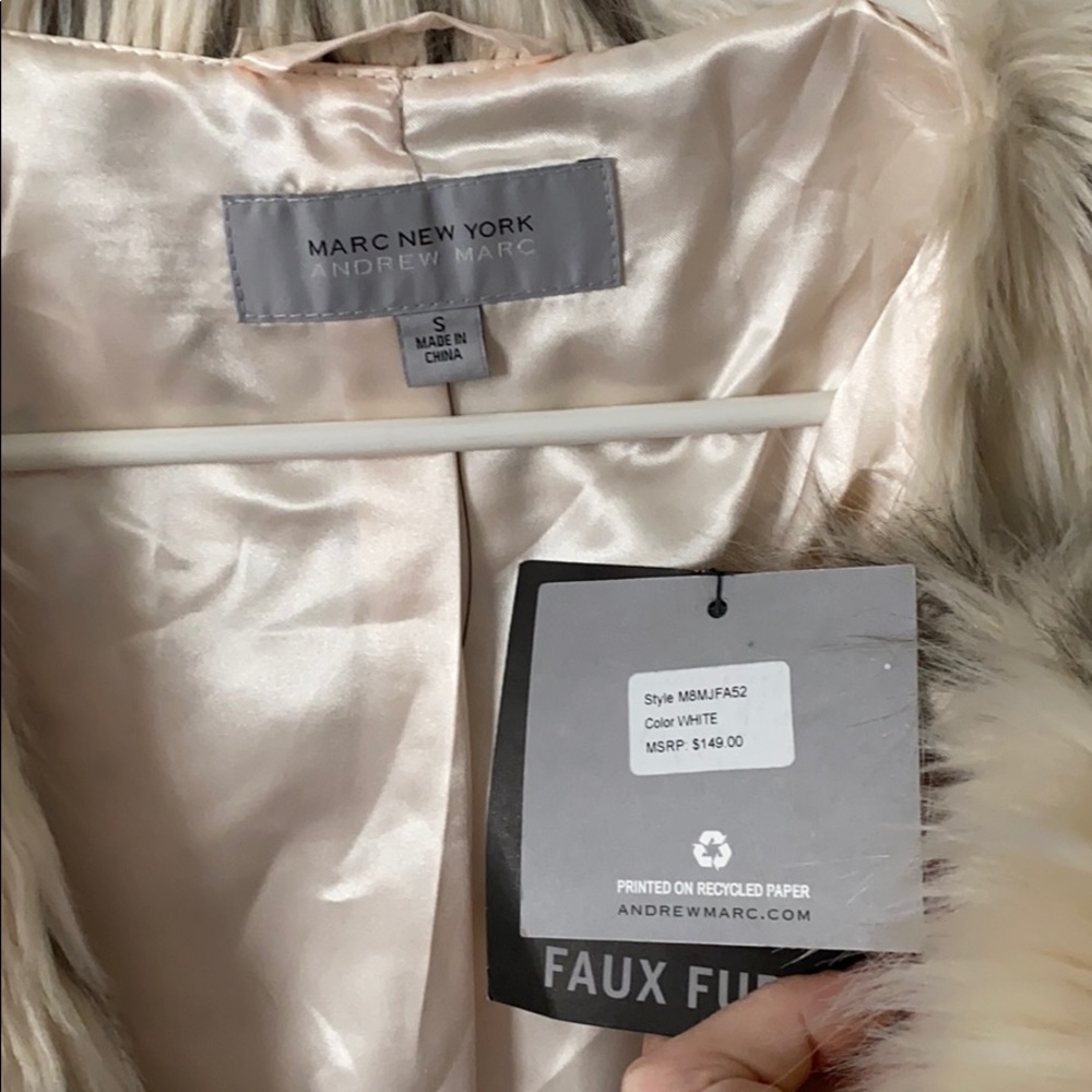 Faux Fur Coat - Picture 3 of 4